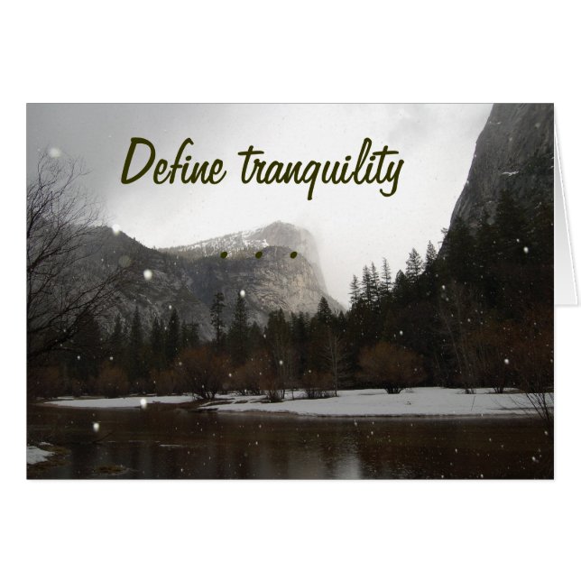 Tranquiliteit definiëren (Voorkant Horizontaal)