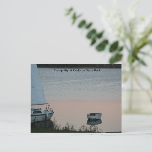 Tranquiliteit in Codorus State Park Briefkaart (Staand voorkant)