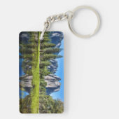 Tranquiliteit in yosemite sleutelhanger (achterkant)