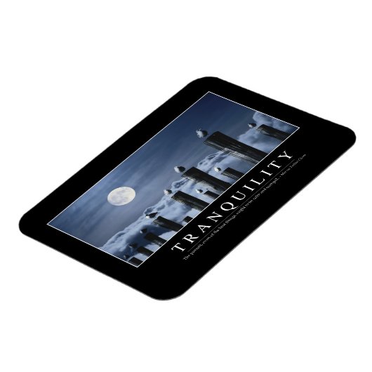 Tranquiliteit: Inspirerend prijsopgave Magneet (Linkerzijde)