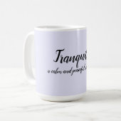 Tranquiliteit Koffiemok (Voorkant links)