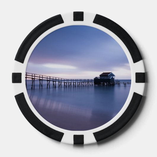 Tranquiliteit Poker Chips (Voorkant)