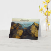 Tranquiliteit Wenskaart oceaangolven Kaart (Gele Bloem)