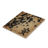 Tranquiliteitskeramische tapijten tegeltje (Zijkant)