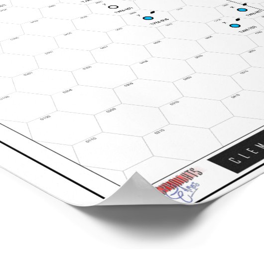 Tranquiliteitssector - Poster - kaart voor de sect (Hoek)