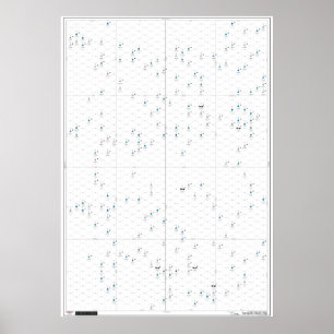 Tranquiliteitssector - Poster - kaart voor de sect