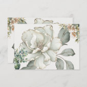 Tranquility Blank Recept Kaart (Voorkant / Achterkant)