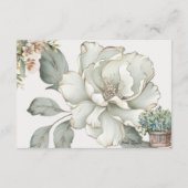 Tranquility Blank Recept Kaart (Achterkant)