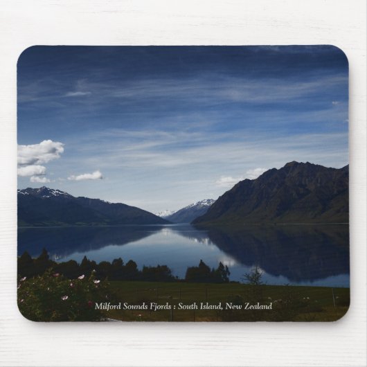 Tranquility Blues #2 New Zealand Mousepad Muismat (Voorkant)