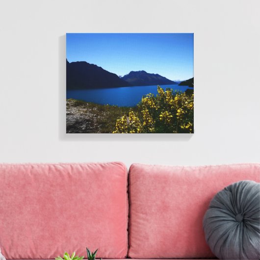 Tranquility Blues South Island, Nieuw-Zeeland Canv Canvas Afdruk (Insitu (Woonkamer))