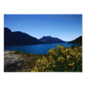 Tranquility Blues South Island, Nieuw-Zeelandse fo Foto Afdruk (Voorkant)