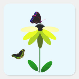 Tranquility Envieope-afdichtingen Vierkante Sticker