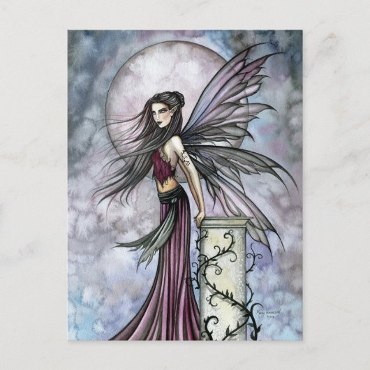 Tranquility Fee Fantasie Kunst Ansichtkaart Briefkaart (Voorkant)