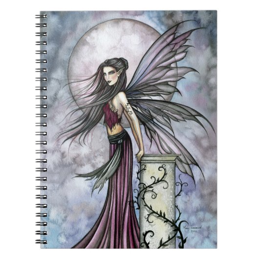 Tranquility Fee Fantasie Kunst Notitieboek (Voorkant)