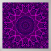 Tranquility Fractal Kaleidoscope Poster (Voorkant)