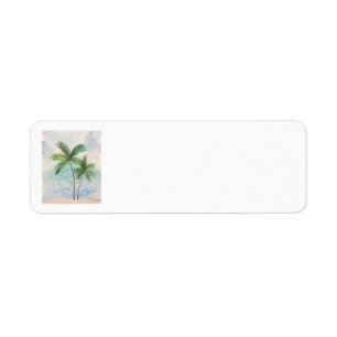 Tranquility Palm Tree Labels
