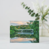 Tranquility Post Card Lake Springfield Evening Briefkaart (Staand voorkant)