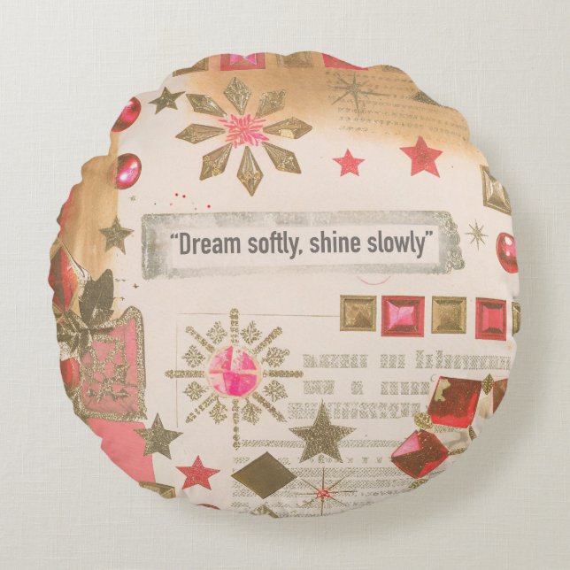 Tranquilly Slow Day – Light Edition Ronde Kussen (Voorkant)