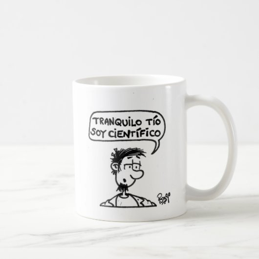 Tranquilo tío, soy científico. koffiemok (Rechts)