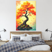 Tranquilreflectie Canvas Afdruk (Insitu (Slaapkamer))