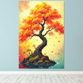 Tranquilreflectie Canvas Afdruk (Insitu (Houten vloer))