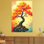 Tranquilreflectie Canvas Afdruk (Insitu (Woonkamer))