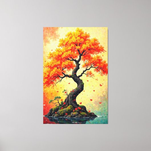 Tranquilreflectie Canvas Afdruk (Voorkant)