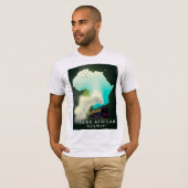 Trans-Afrikaanse spoorweg Reisposter T-shirt (Voorkant volledig)