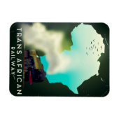 Trans-Afrikaanse treinreisposter Magneet (Horizontaal)