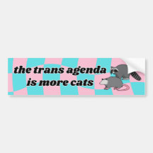 Trans Agenda-Bumpersticker