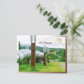 Trans-Alaska Pipeline System, Alaska Briefkaart (Staand voorkant)