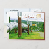Trans-Alaska Pipeline System, Alaska Briefkaart (Voorkant / Achterkant)