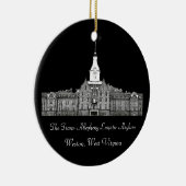 Trans-Allegheny Lunatic Asylum Keramisch Ornament (Rechts)