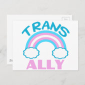 Trans Ally Briefkaart (Voorkant / Achterkant)