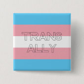 Trans Ally Button (Voorkant)