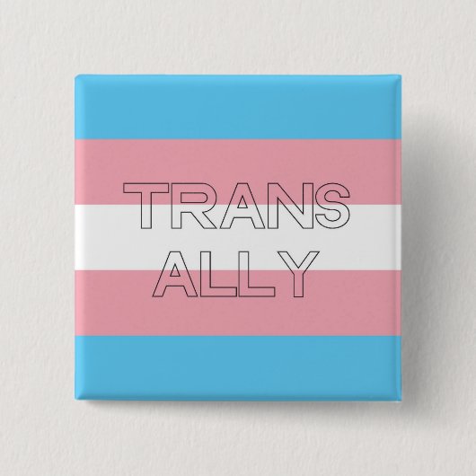 Trans Ally Button (Voorkant)