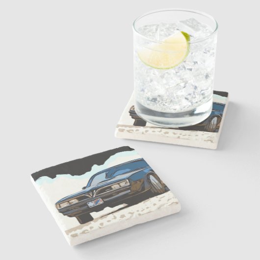 TRANS AM 1977 STENEN ONDERZETTER (Zijkant)