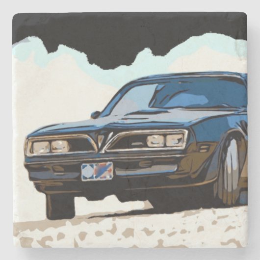 TRANS AM 1977 STENEN ONDERZETTER (Voorkant)