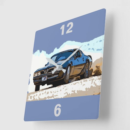 TRANS AM 1977 VIERKANTE KLOK (Hoek)