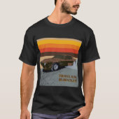 Trans Am Burnout T-shirt donker (Voorkant)