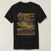Trans AM Kampioenschap Mustang 15 1970 T-shirt (Design voorkant)