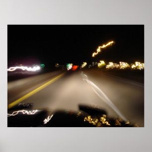 Trans Am Night Uitzicht Poster
