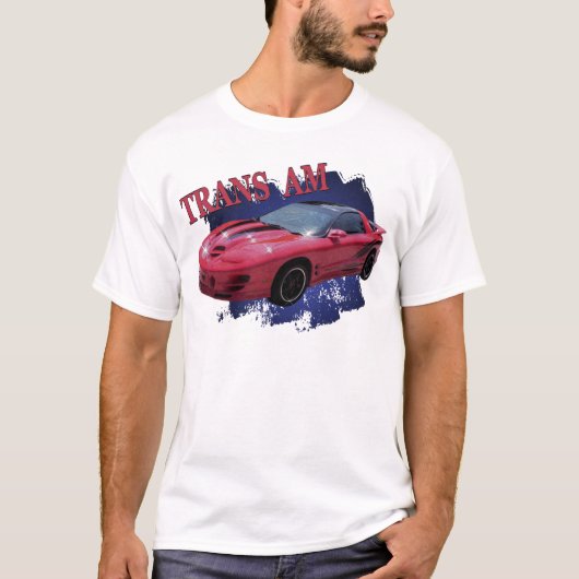 Trans-AM rood en klaar T-shirt (Voorkant)