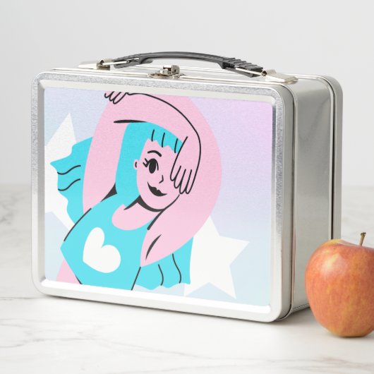 trans art on lunch box (In situ)