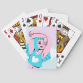 trans art on playing card pokerkaarten (Achterkant)