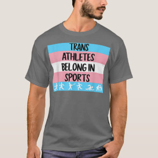 trans - atleten behoren tot sporttransgender t-shirt