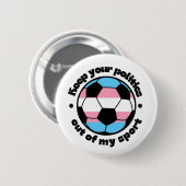 Trans Atleten -- Voetbal Ronde Button 5,7 Cm (Voorkant /achterkant)