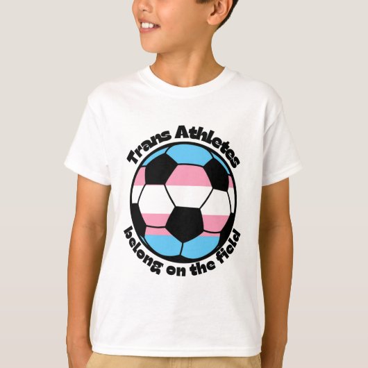 Trans-atleten voetbal t-shirt (Voorkant)