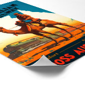 Trans Australia Railways Vintage Poster (Hoek)