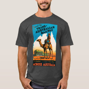 Trans-Australische spoorweg door Australië T-shirt